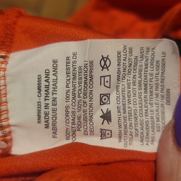 Nike Dri-FIT icon victory Bright Orange floral basketball shorts M - Picture 6 of 7